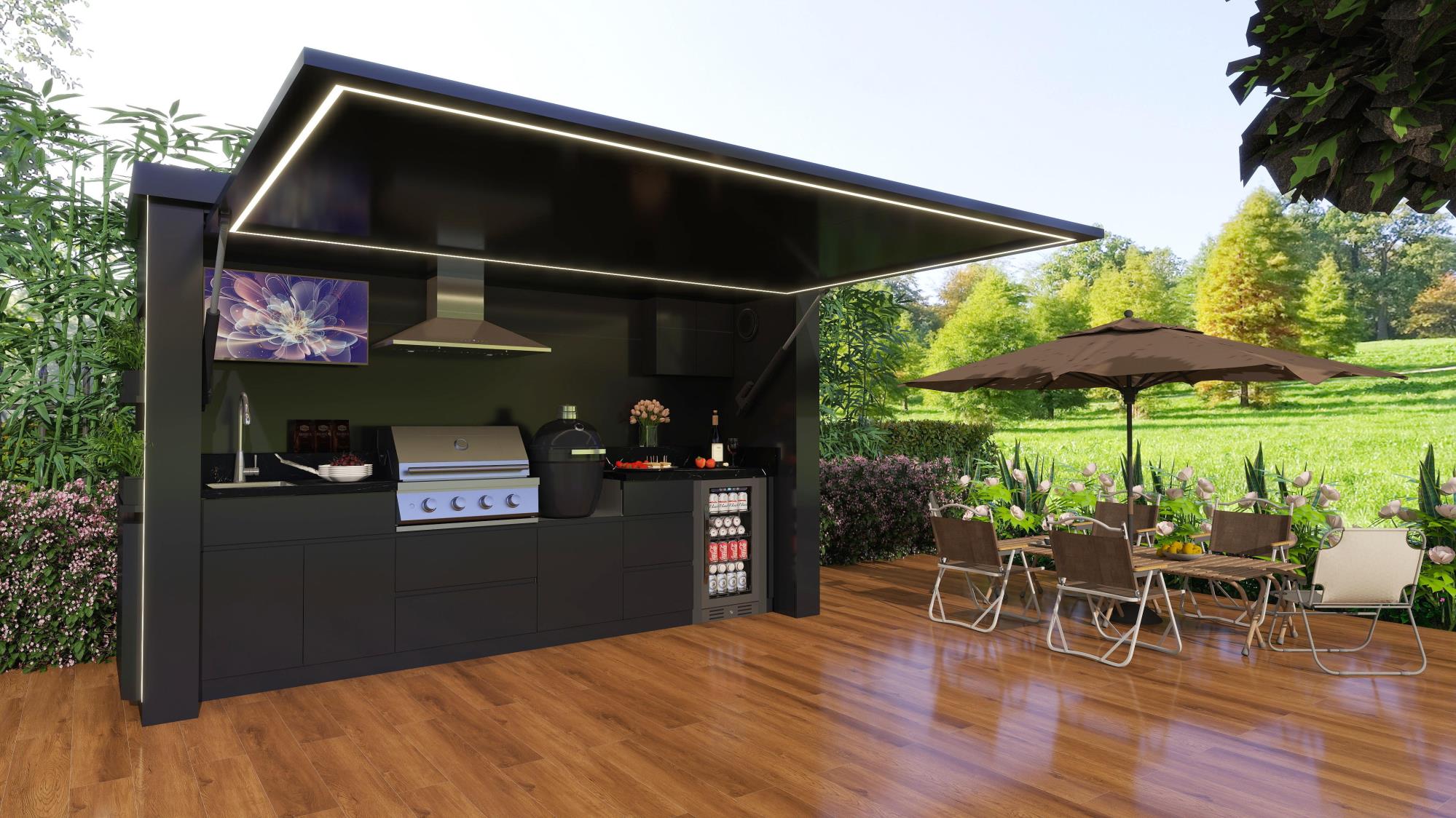 Intelligent Pergola BBQ Pods