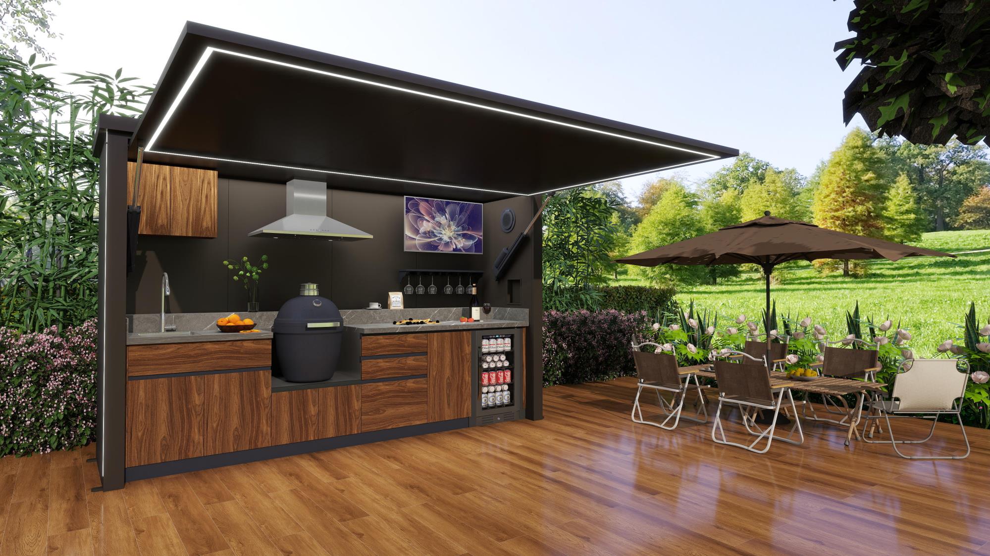 Standard Pergola BBQ Pods