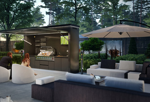 pergola living bbq kitchen 2